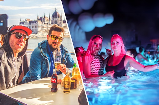 Combo: Budapest Party Boat Cruise + Sparty Tickets