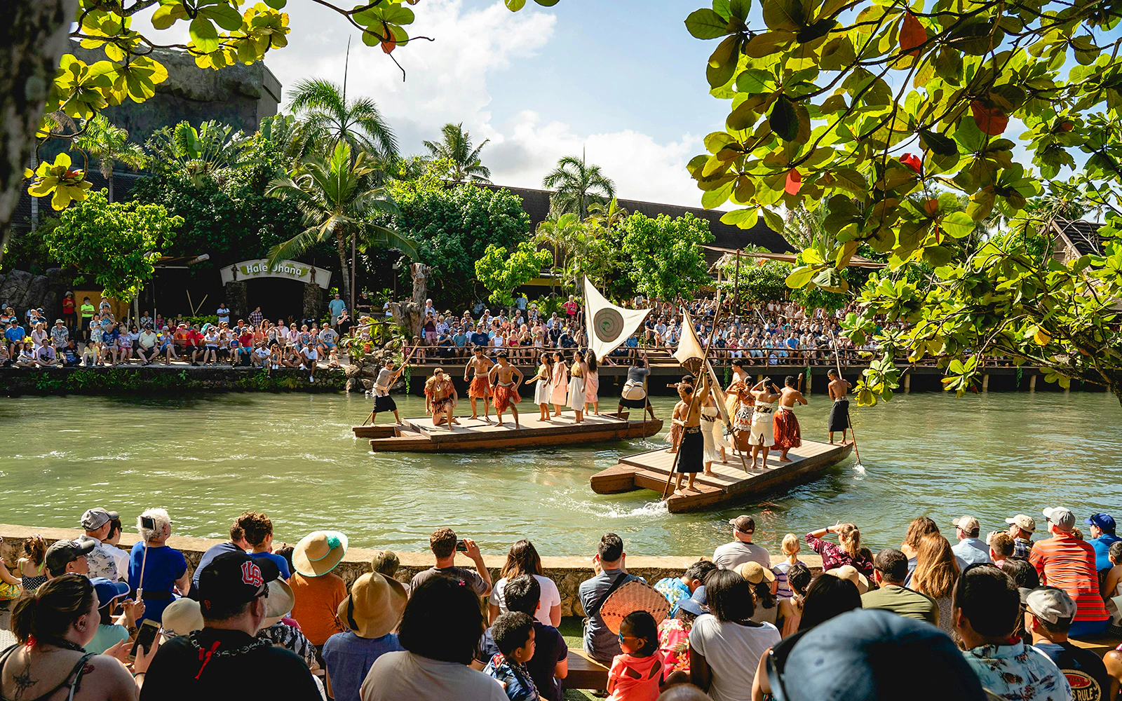 Image gallery of The canoe pageant from shore