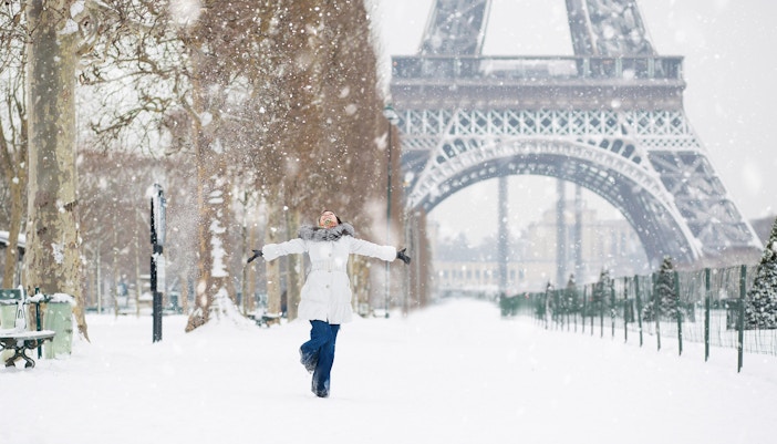 Eiffel Tower christmas