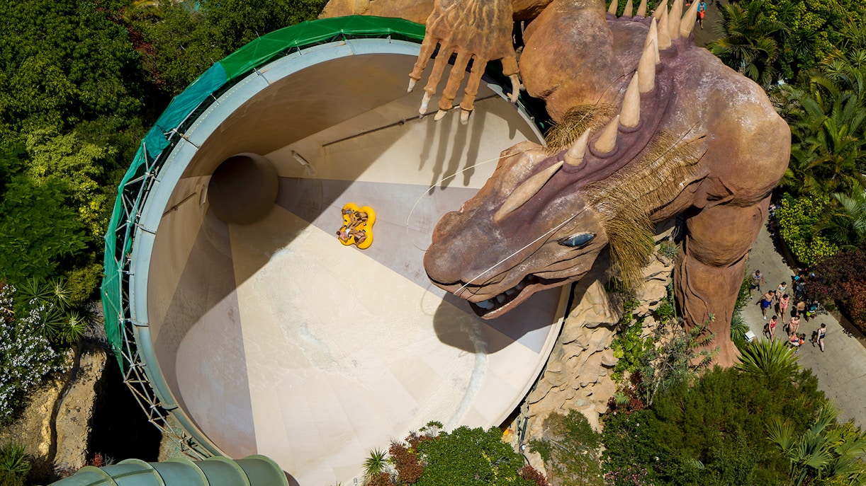 Dragon - Tornado Water Slide at siam park