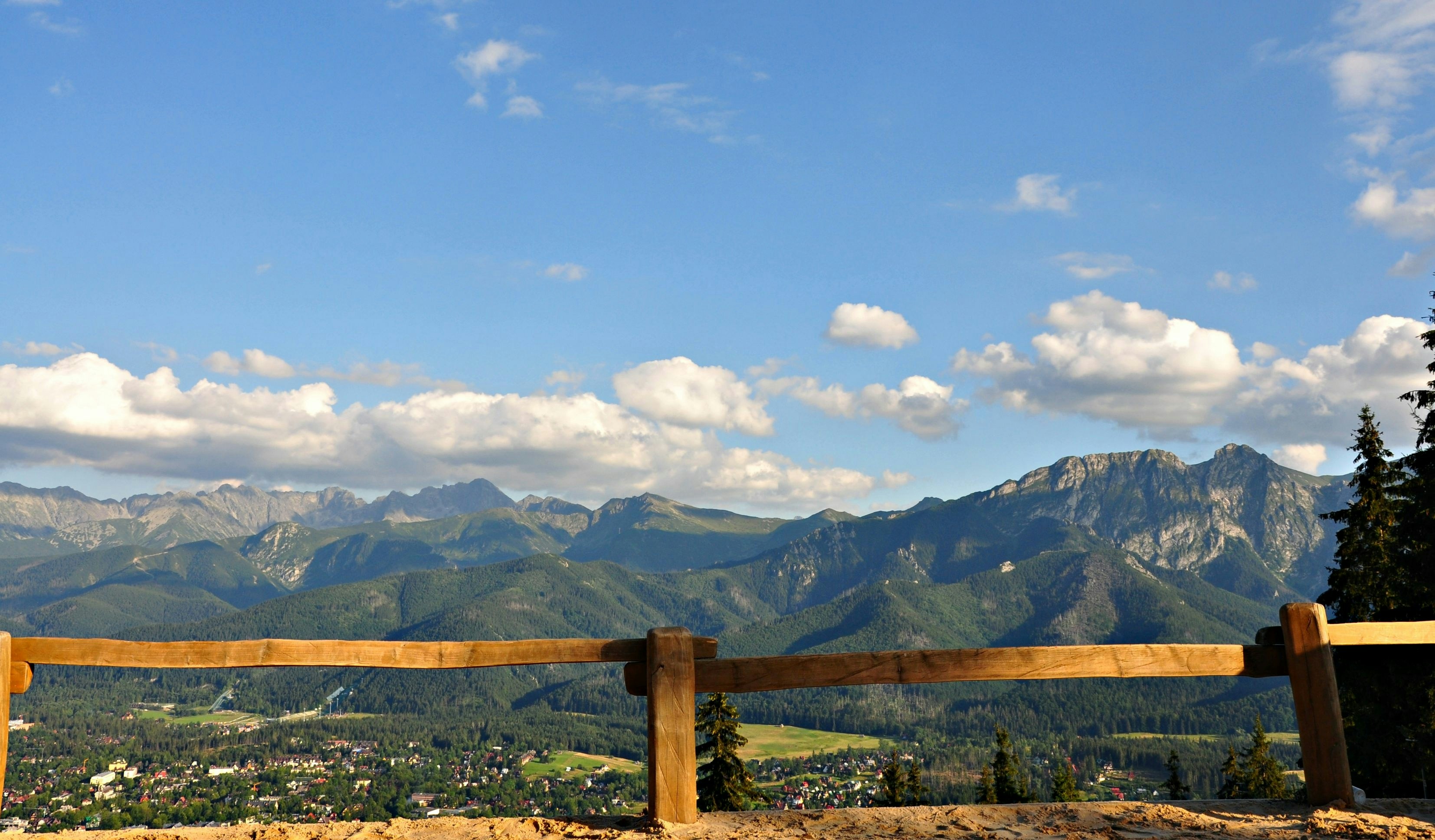 Zakopane full-day trip with panoramic views of the Tatra Mountains in Poland.