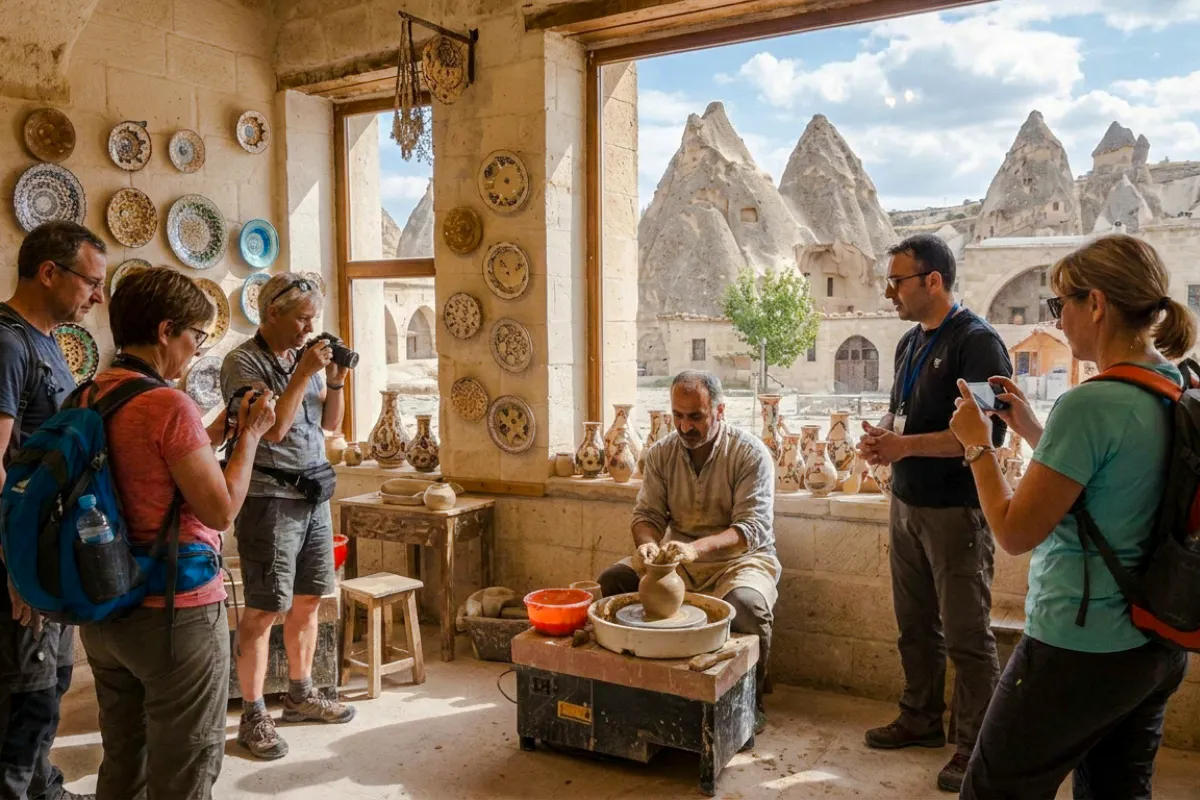 Cappadocia Red Tour: Zelve Open Air Museum & Fairy Chimneys with Lunch, Hotel Transfers and Pottery Workshop Image 7