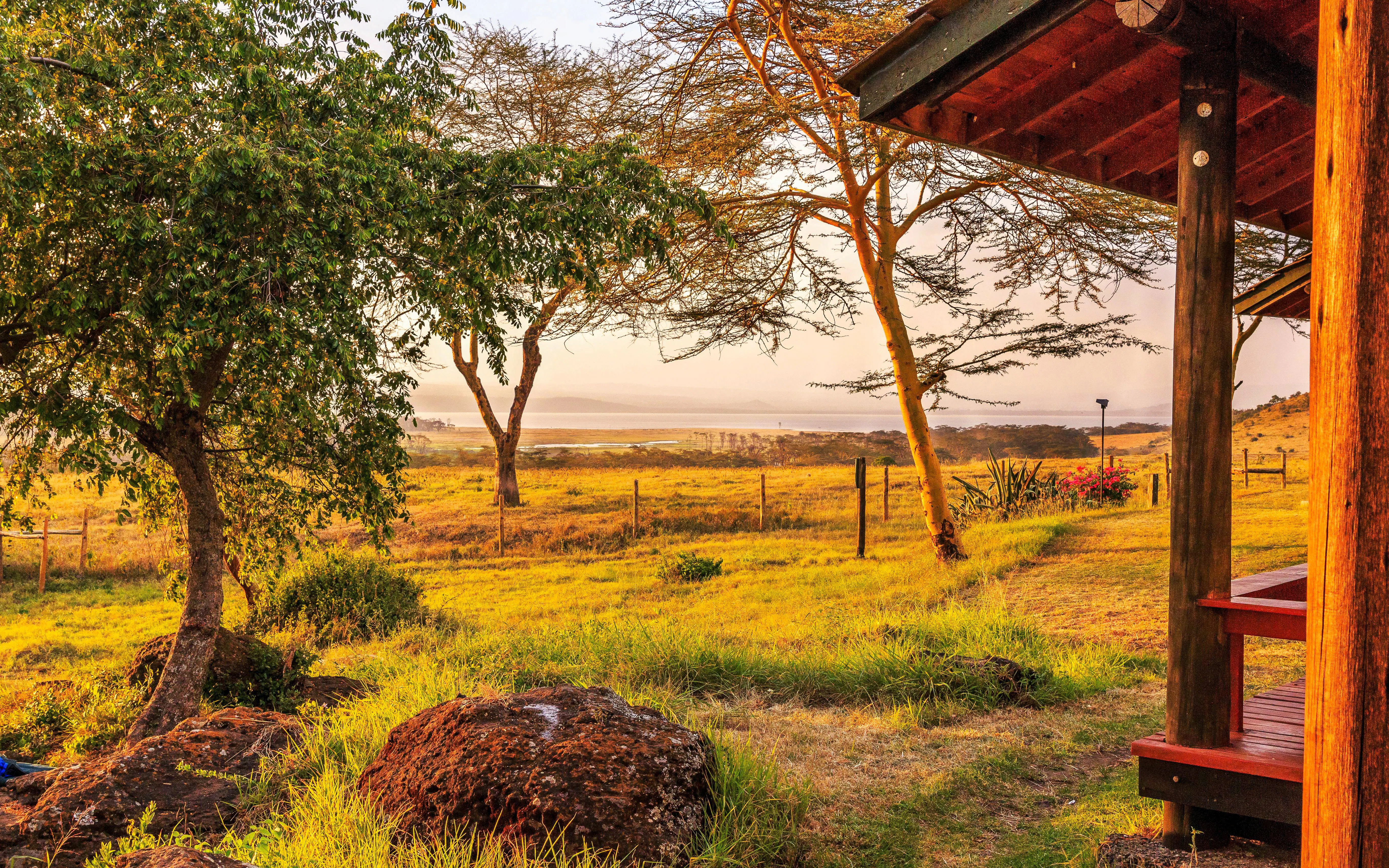 Alojamiento en el lago Nakuru