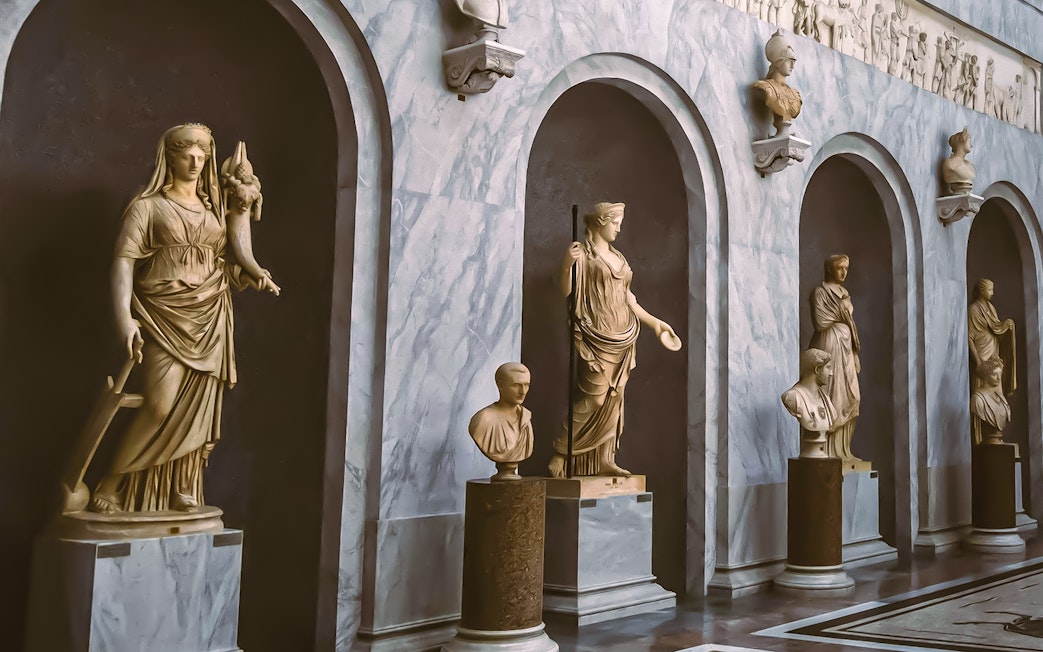 Statues in the Vatican Museum, part of a private tour for Vatican, Sistine Chapel & St. Peter Basilica.