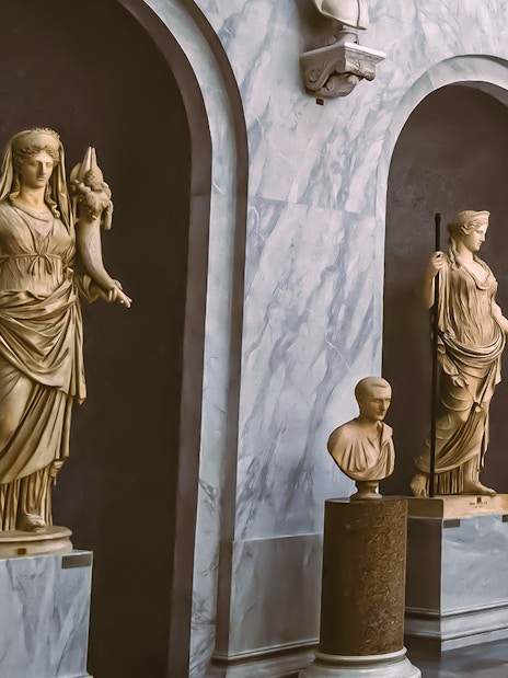 Statues in the Vatican Museum, part of a private tour for Vatican, Sistine Chapel & St. Peter Basilica.