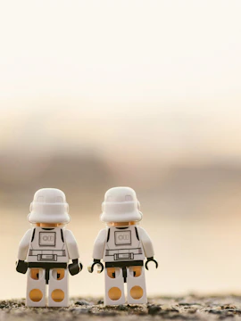 Lego figures at Legoland Discovery Center Istanbul.
