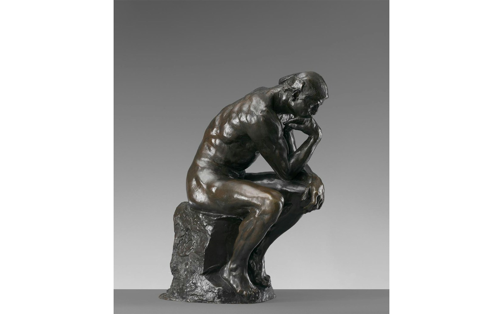 The Thinker sculpture at National Gallery of Victoria, Melbourne.