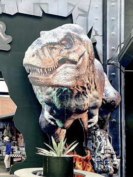 Tyrannosaurus rex display at Dinosaur Encounter World, Perak.