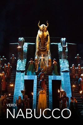 Verdi's Nabucco opera performance at Verona Arena, Italy.
