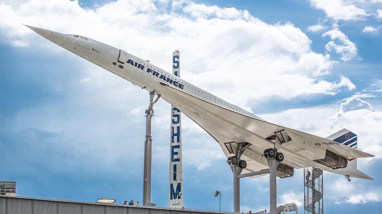Concorde F-BVFB on display at Technik Museum Sinsheim, Germany.