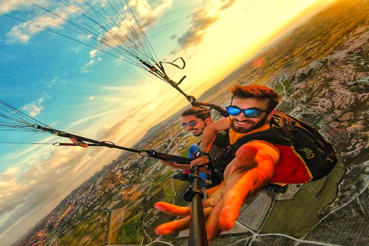 passeio de parapente duplo na capadócia com traslados do hotel-1