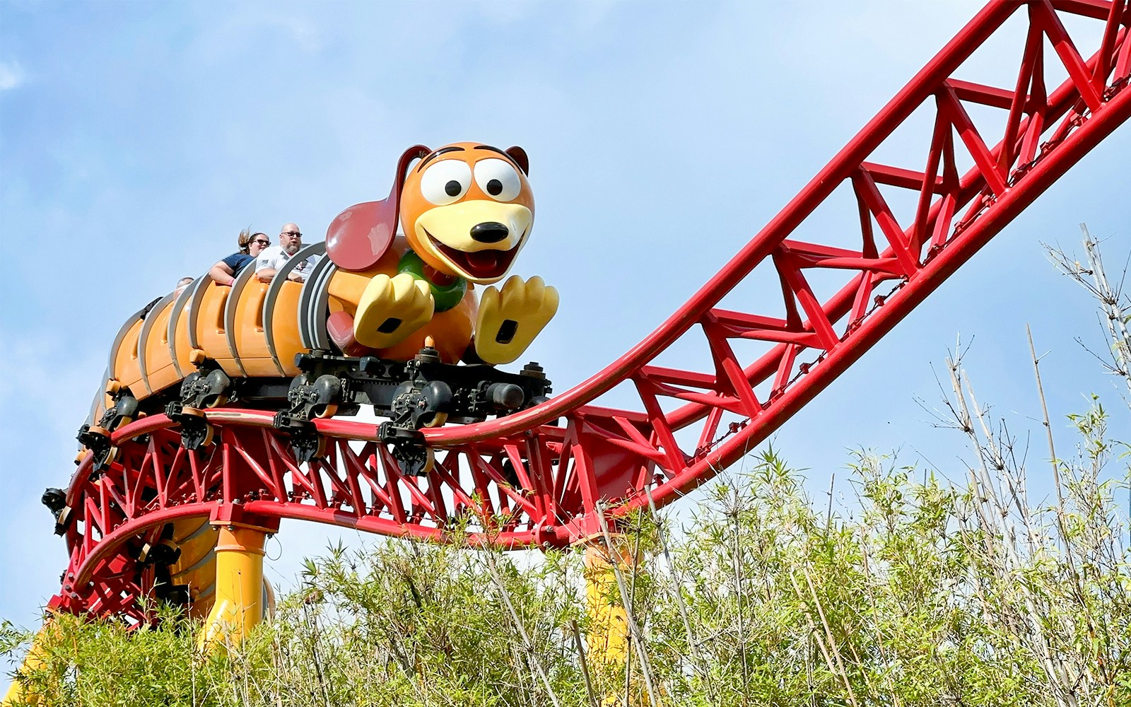 Slinky Dog Dash roller coaster at Walt Disney World Resort, Orlando.
