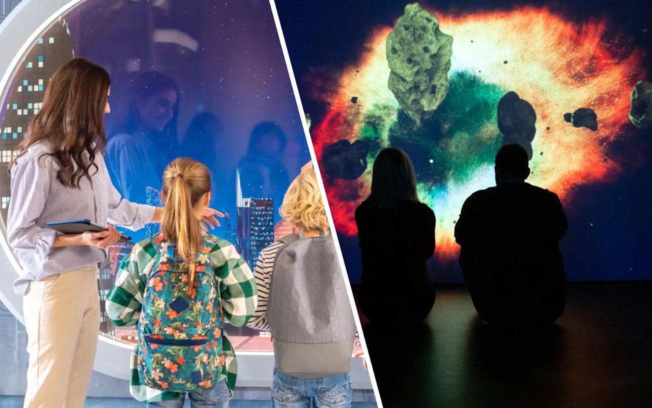 Visitors exploring interactive exhibits at World of Illusion & EPIC Museum Experience.