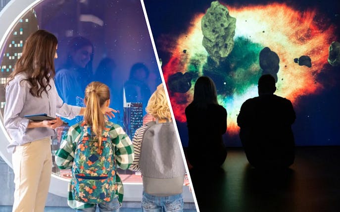 Visitors exploring interactive exhibits at World of Illusion & EPIC Museum Experience.