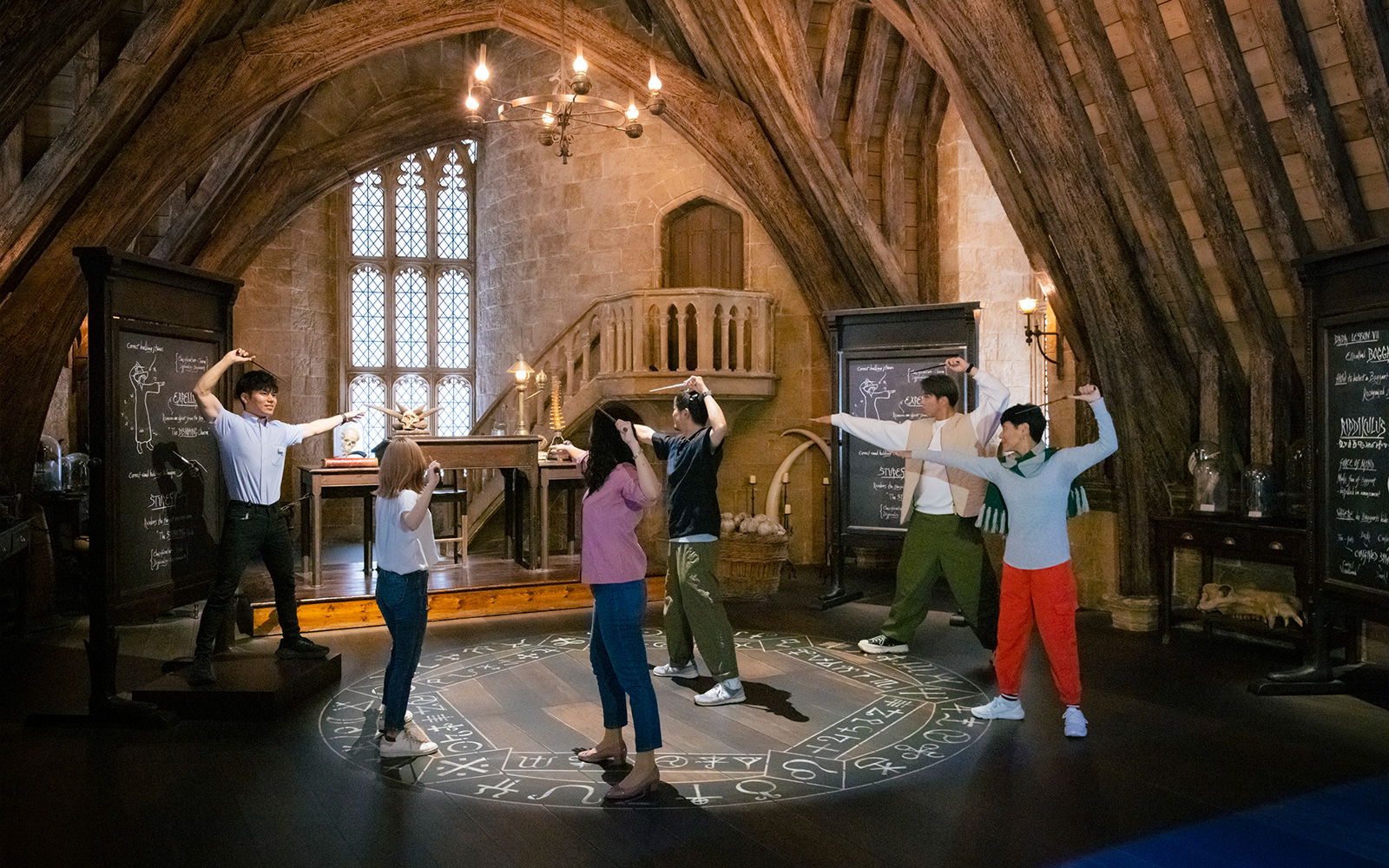 Harry Potter props display at Warner Bros. Studio Tour London