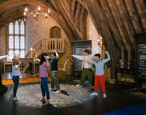 Harry Potter props display at Warner Bros. Studio Tour London