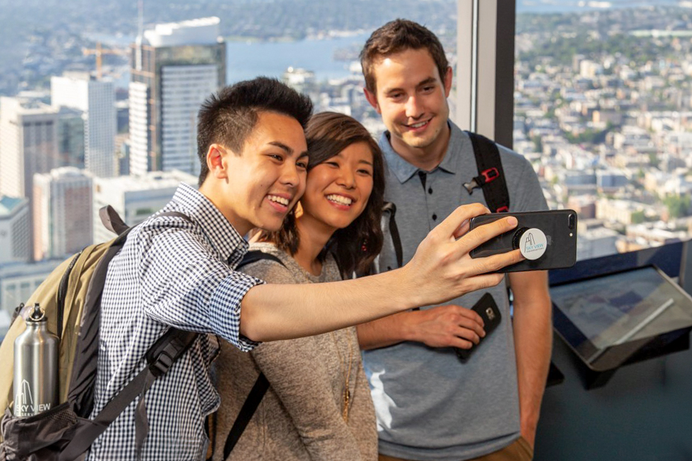 Group photography at Sky View Observatory