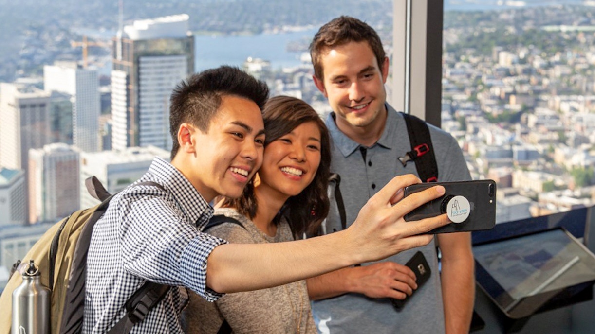 Group photography at Sky View Observatory