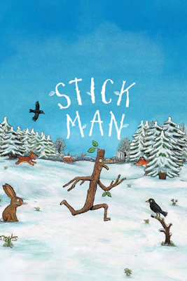 Stick Man stage performance at London's West End theater.