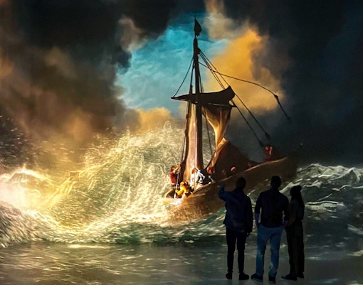 Christ in the Storm on the Lake of Galilee at Frameless London tickets