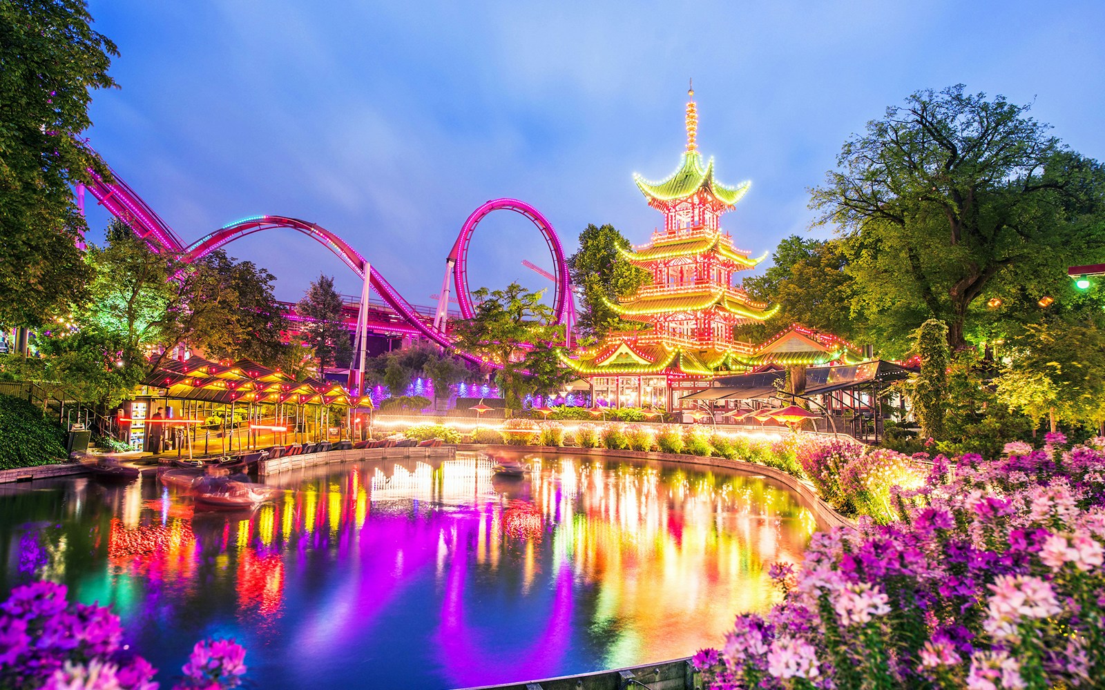New Year’s Eve celebrations in Tivoli Gardens Copenhagen