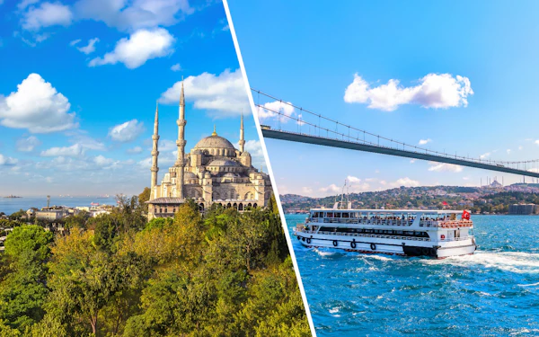 Combo: Blue Mosque Guided Tour + Bosphorus Sightseeing Cruise with Audio Guide