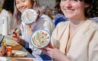 essaouira private ceramic painting class for two-3