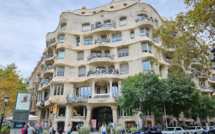 Portão de entrada do Passeig de Gràcia
