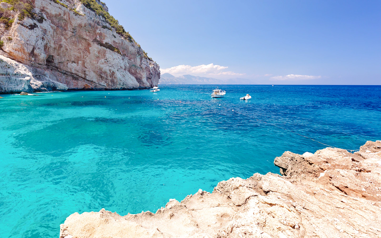 From La Caletta: Gulf of Orosei Small-Group Tender Cruise with Cala Mariolu & Cala Luna Landings