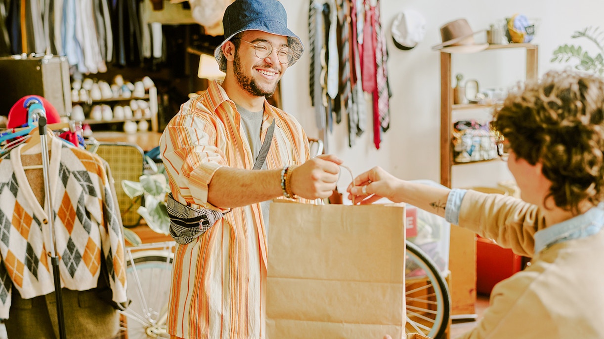 person shopping