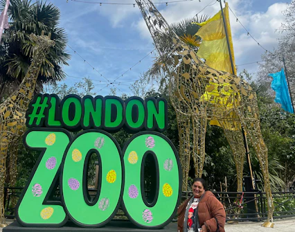 London Zoo entrance signage