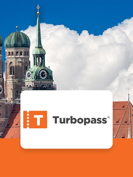 Munich City Pass with view of Frauenkirche and New Town Hall towers.