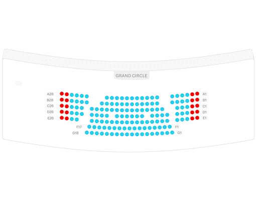 Lyric Theatre Grand Circle Seating Plan