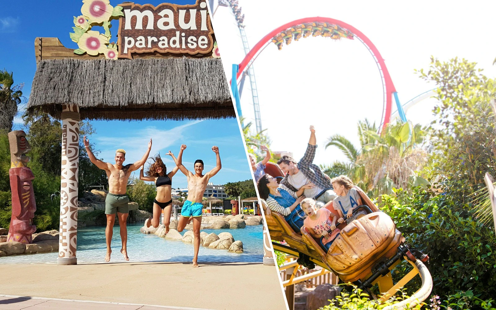 Combo: Aquopolis Costa Daurada and PortAventura Park Exclusive Access Package