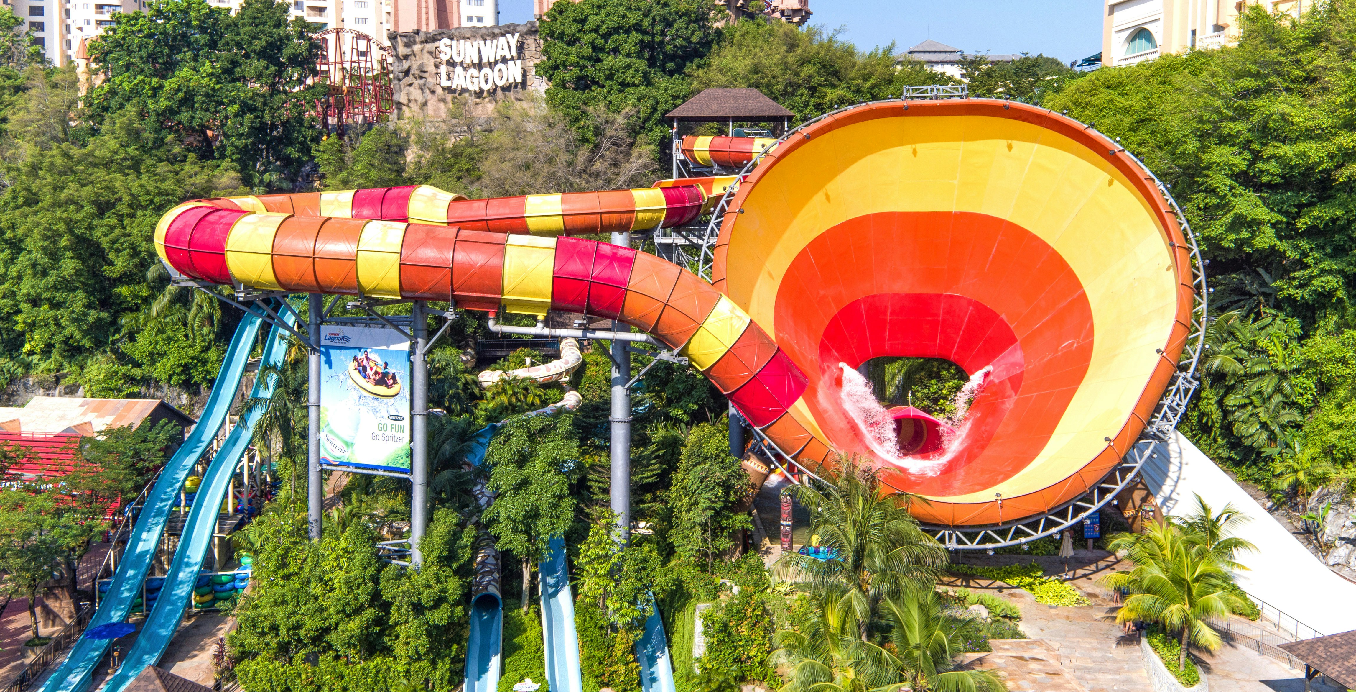 Water rides at Sunway Lagoon Theme Park