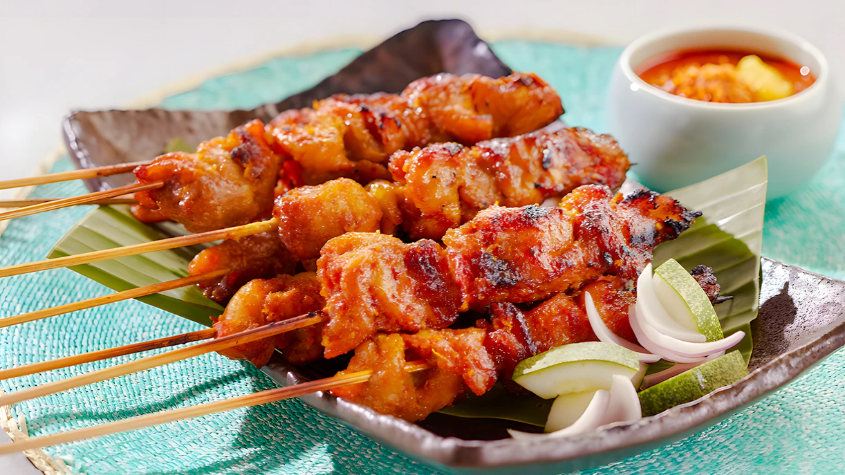 seafood skewers