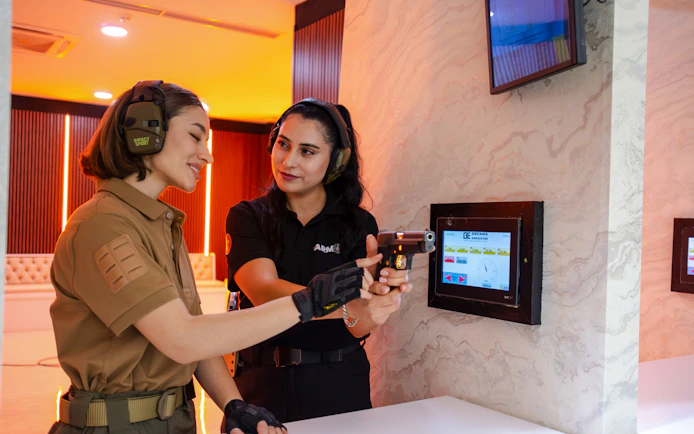 Side Shooting Range with Hotel Transfers and 30 Shots