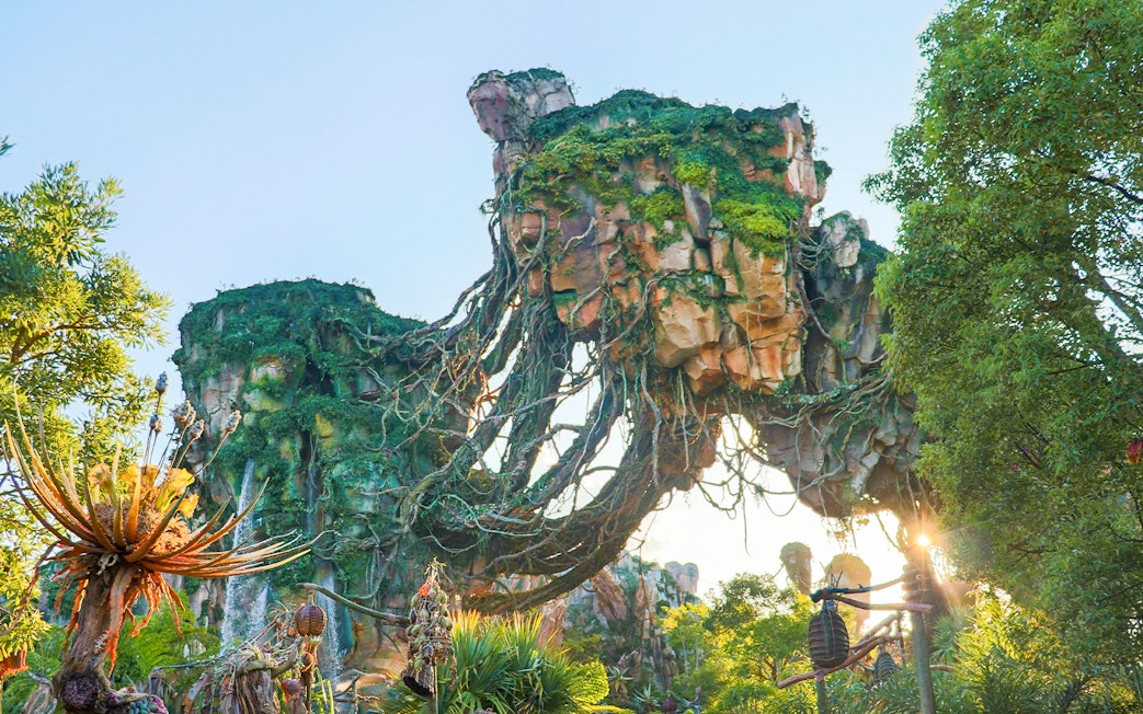 Floating mountains in Pandora, Disney’s Animal Kingdom, Orlando.