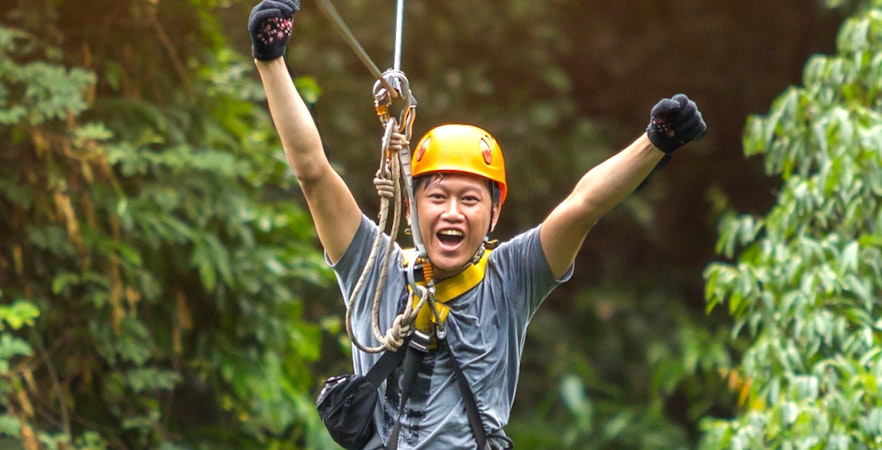 Tirolesas em Rotorua
