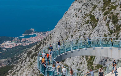 From Split: Skywalk Biokovo Skip-the-Line Tour with Makarska Guided Walk and Transfers