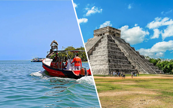 Combo: 2-Day Holbox Island + Chichén Itzá Day Trips with Pickup