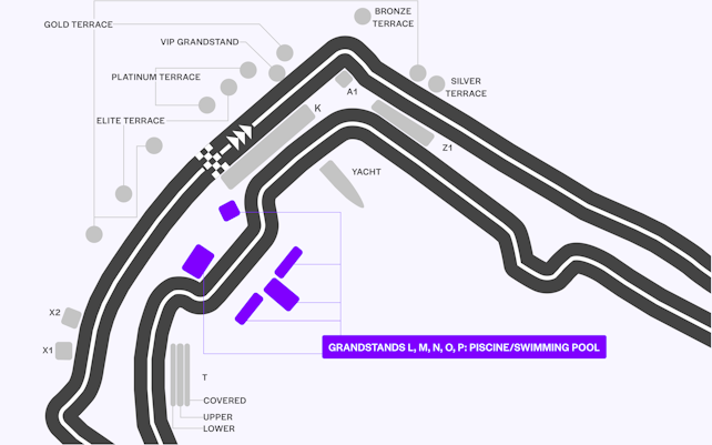 Monaco GP Grandstands