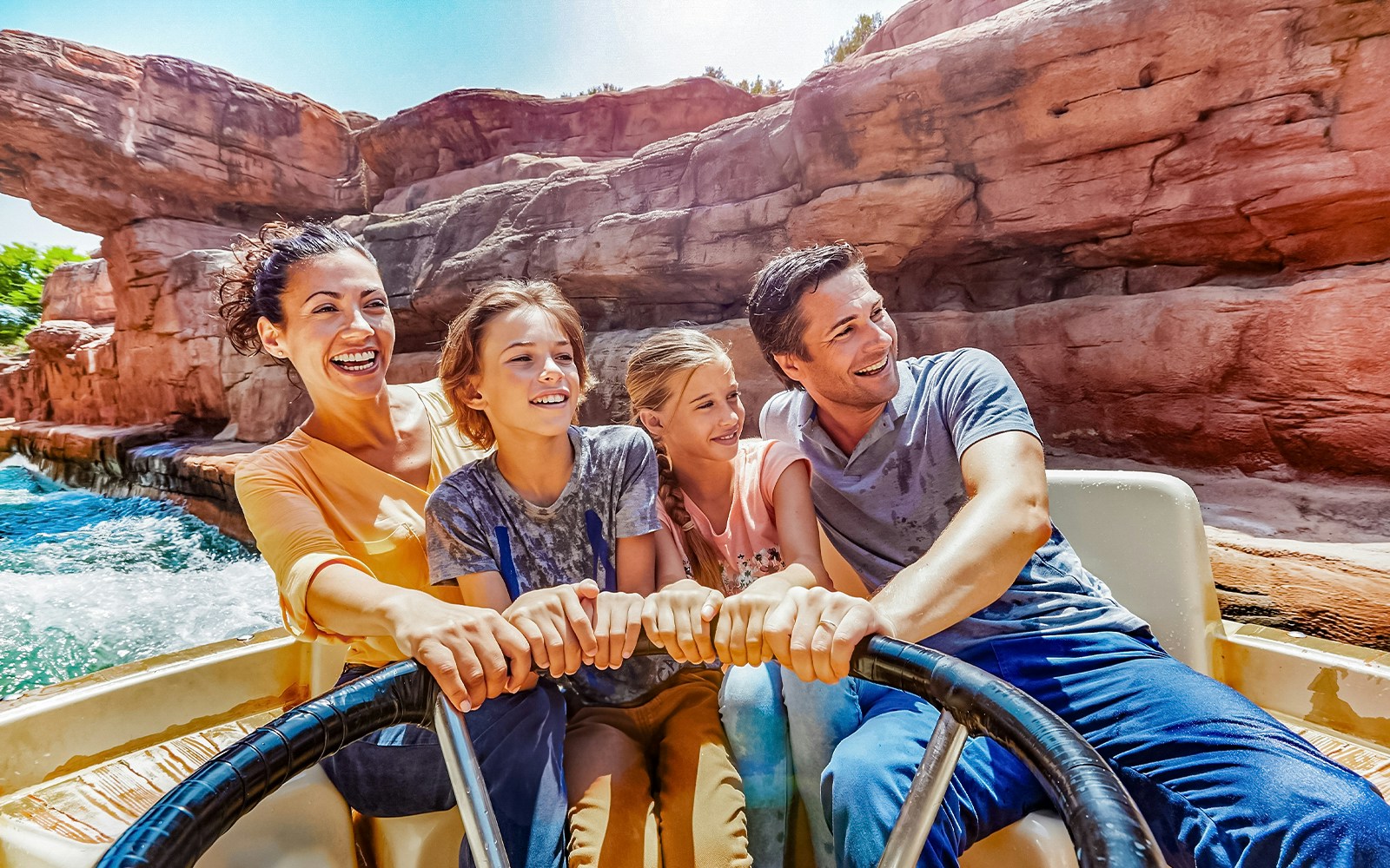 Grand Canyon Rapids ride, a replica of the rapids of the wild Colorado River.