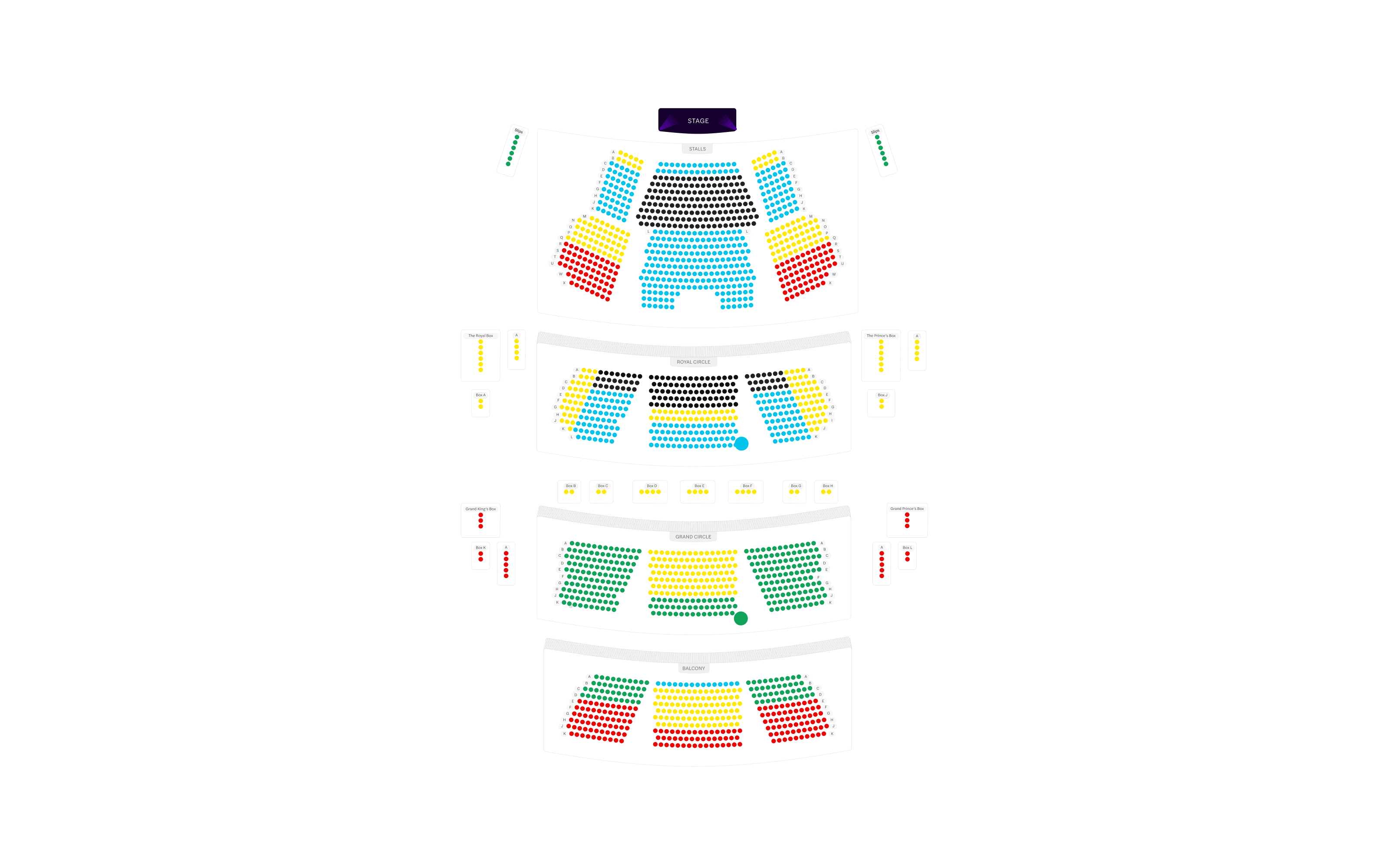 Theatre Royal Drury Lane Seating Plan
