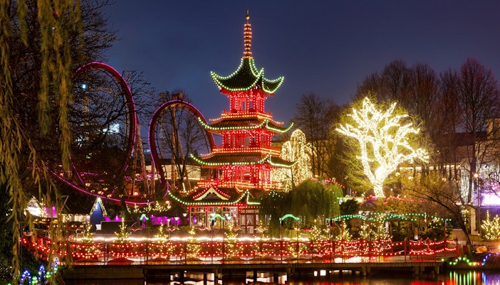 New Year's Eve in Tivoli Gardens Copenhagen