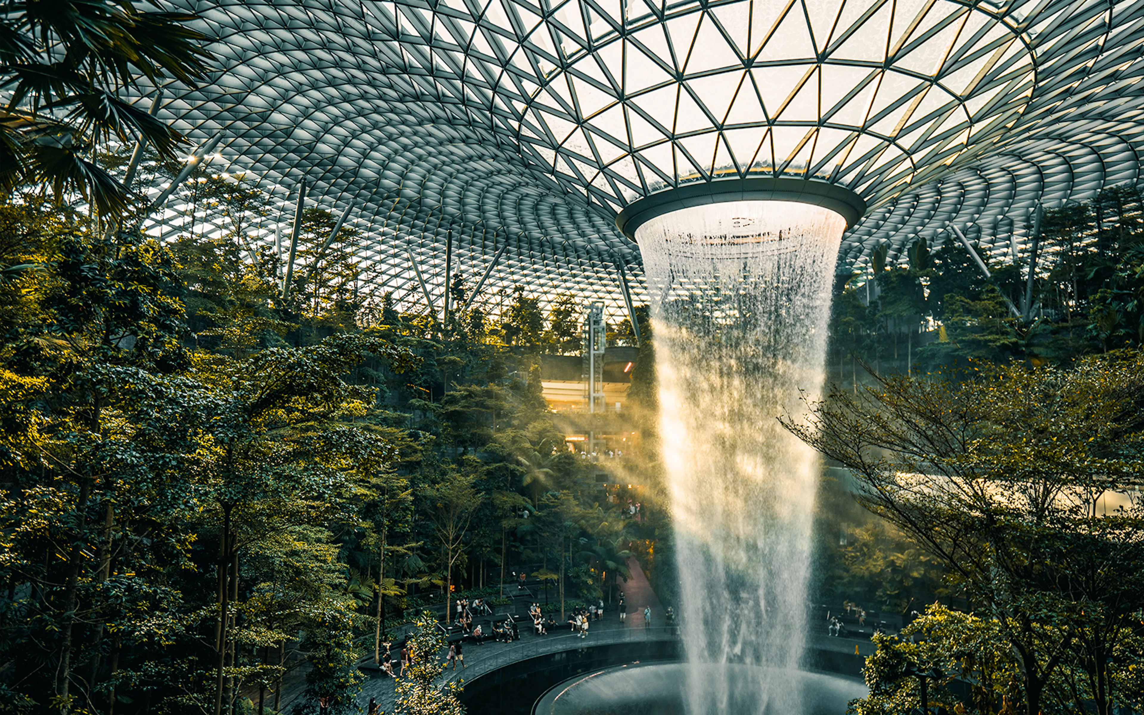 Jewel Changi Rain Vortex