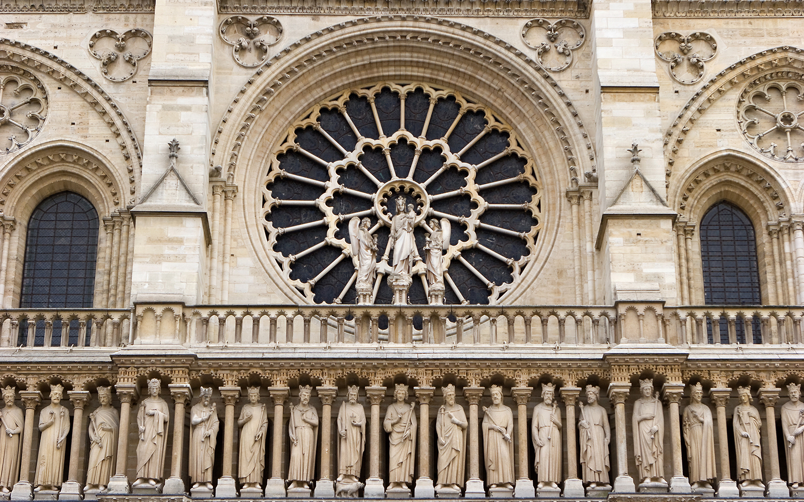 Notre Dame Cathedral during Napoleonic era tour in Paris, showcasing historical architecture.