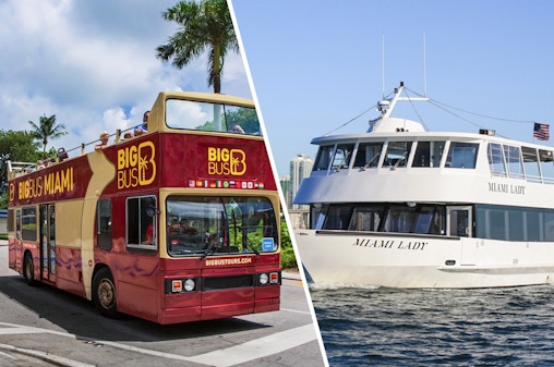 Combo (Economisez 30%) : Visite en bus de Miami + Billets de croisière Millionaire's Row