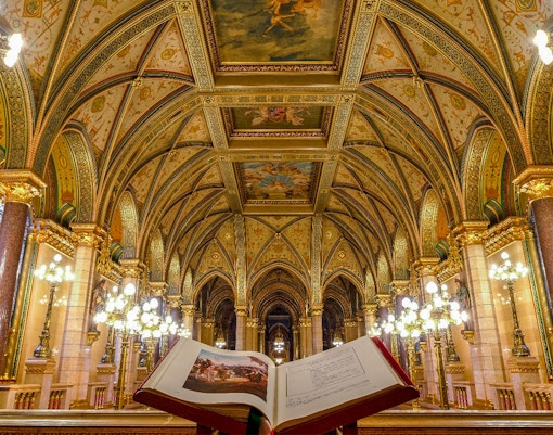 Hungarian Parliament Inside