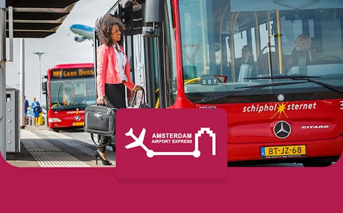 bilhetes de ida e volta do amsterdam airport express: aeroporto schiphol de/para o centro da cidade-1
